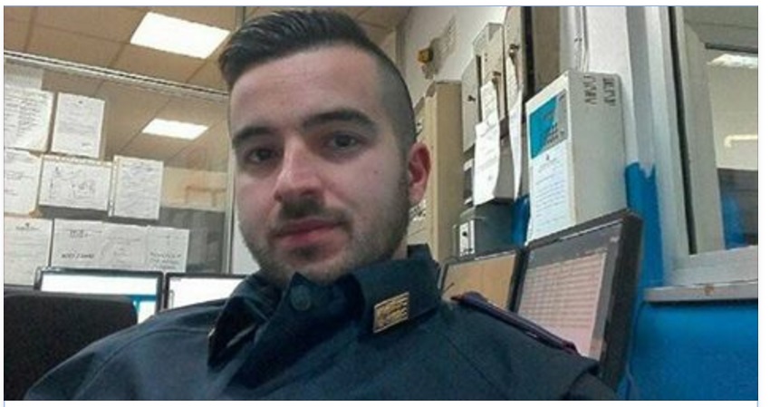 LUCA SCATA', IL POLIZIOTTO CHE HA UCCISO IL TERRORISTA, E' UN AGENTE IN PROVA - 23/12/2016