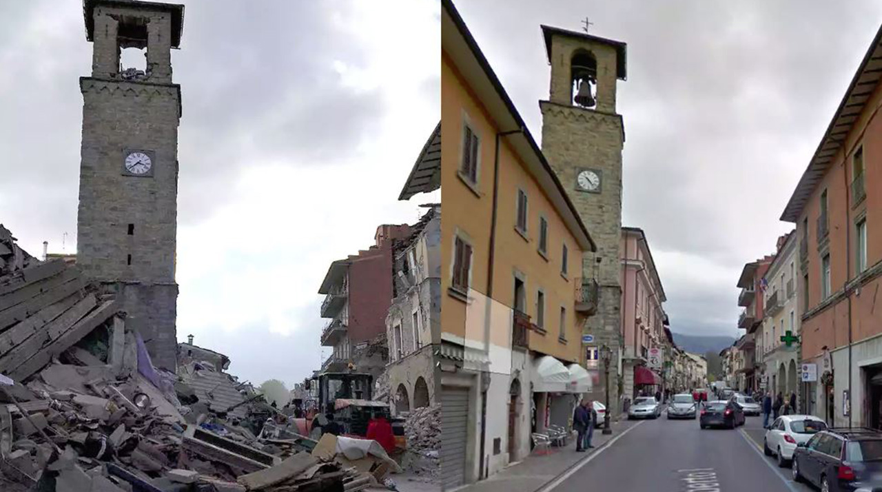 AMATRICE NUOVA SCOSSA: ANCORA CROLLI - ECCO COS'E' ACCADUTO - 29/01/2017
