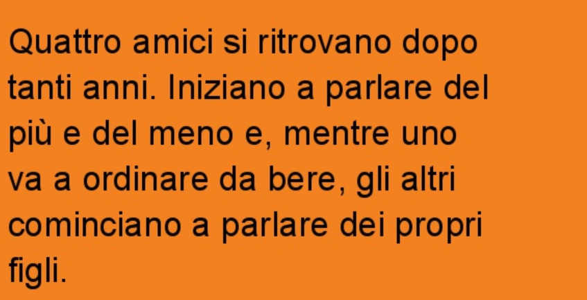 QUATTRO AMICI SI RITROVANO DOPO TANTI ANNI... - 06/02/2016