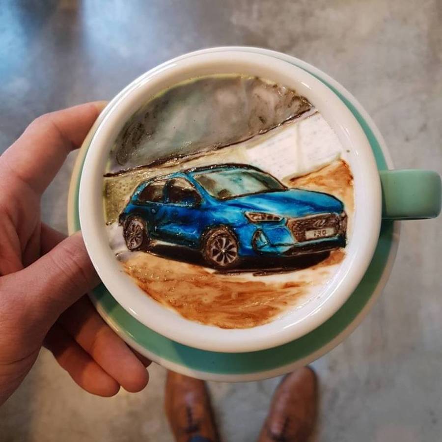 BARISTA TRASFORMA CAPPUCCINI IN OPERE D'ARTE - 28/05/2017