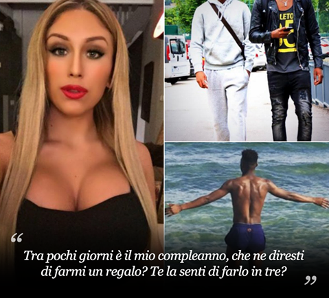 ''TE LA SENTI DI FARLO IN 3?'' LA PROPOSTA A LUCI ROSSE CHE COLPISCE I DUE CAMPIONI E I LORO NOMI IN PRIMA PAGINA - 26/04/2016