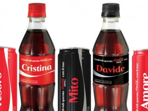 Arrivano le lattine Coca Cola personalizzate con il proprio nome - 08/05/2013