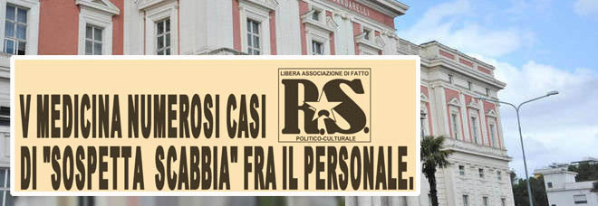CHOC ALL'OSPEDALE CARDARELLI: ''10 INFERMIERI CON I SINTOMI DELLA SCABBIA'' - 30/09/2013