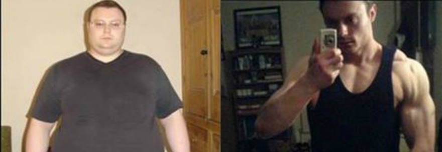 PERDE 115 KG E DIVENTA PERSONAL TRAINER DOPO AVER TENTATO IL SUICIDIO COI FARMACI - FOTO - 18/10/2013