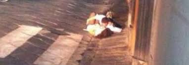 ROMA, FANNO L'AMORE IN STRADA A CASTEL SANT'ANGELO: AMANTI FOCOSI - 22/11/2013