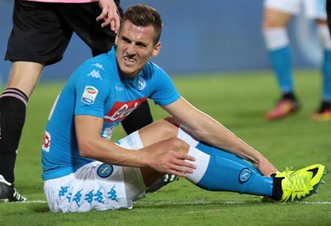 INFORTUNIO MILIK: COMUNICATO UFFICIALE DEL NAPOLI - 09/11/2016