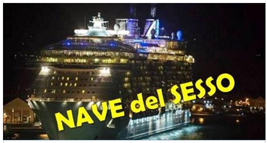 AL PORTO IN ITALIA ARRIVA LA PRIMA CROCIERA CHIAMATA ''NAVE DEL SESSO'' - ECCO COSA SI PUO' FARE - 16/11/2016
