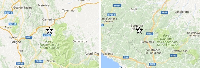 TERREMOTO, LA TERRA TREMA ANCORA IN CENTRO ITALIA. SCOSSE ANCHE TRA EMILIA-ROMAGNA, TOSCANA E LIGURIA - 21/11/2016
