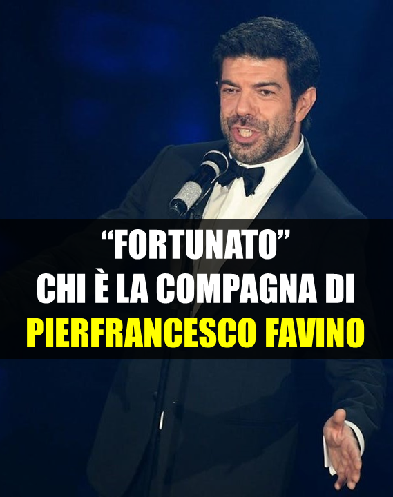 TUTTI OGGI CONOSCIAMO  PIERFRANCESCO FAVINO: MA AVETE MAI VISTO LA SUA COMPAGNA? RESTERETE MOLTO SORPRESI - 08/02/2018