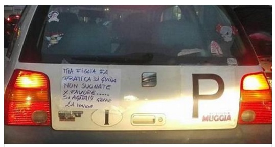 FIGLIA AL VOLANTE, MAMMA PREMUROSA: IL MESSAGGIO DIVENTA VIRALE - 16/12/2016