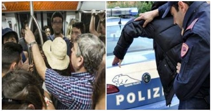 SI ''TOCCA'' SUL BUS, POI IL FOLLE GESTO SU UNA 27ENNE - 28/03/2017