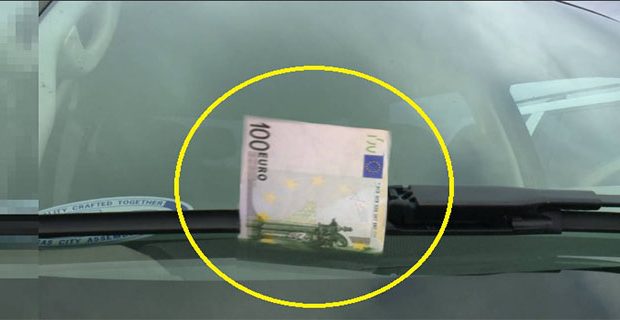 ATTENZIONE ALLA NUOVA TRUFFA: SE TROVATE QUESTO SUL PARABREZZA NON E' UN BUON SEGNO - 05/06/2017