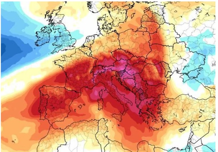 ALLARME METEO - INFERNO IN ITALIA:TEMPERATURE CARAIBICHE - ECCO COSA STA PER ACCADERE - 07/06/2017