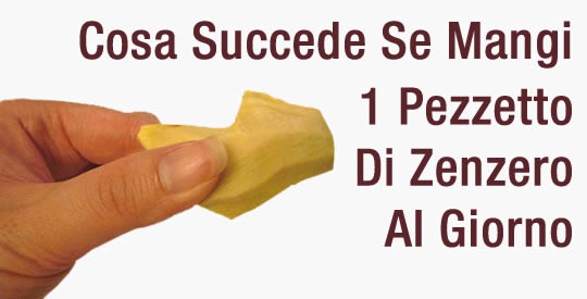 ZENZERO: ECCO PERCHE' VA MANGIATO TUTTI I GIORNI - 17/07/2017
