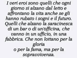 I VERI EROI SO' QUELLI... - 17/11/2012