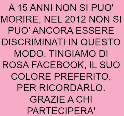 NUN SE PO' MORI' COSI' !! - 24/11/2012