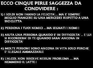 5 PERLE DE SAGGEZZA !! - 19/04/2012