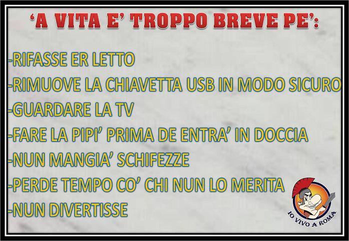 'A VITA E' TROPPO BREVE !! - 15/12/2012