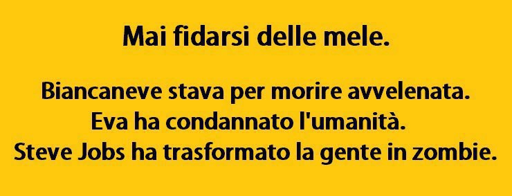 MAI FIDASSE DELLE MELE !! - 25/12/2012