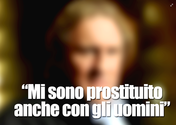 ''HO FATTO  L'AMORE CON GLI UOMINI'' LA CONFESSIONE SHOCK DEL FAMOSO ATTORE - 08/10/2014