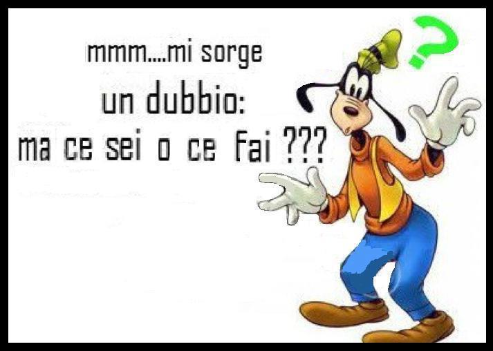 ME SORGE ER DUBBIO... - 11/01/2013