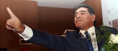 Maradona: ''In futuro? Voglio fare il Papa Oppure allenare il Napoli dopo Benitez...'' - Video - 16/10/2013