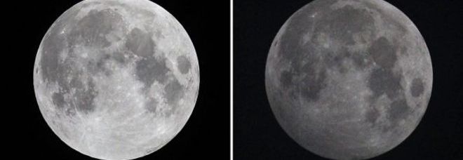 ECLISSI LUNARE DI PENOMBRA NELLA NOTTE: LA LUNA 'OSCURATA' DALLA TERRA -FOTO - 18/10/2013