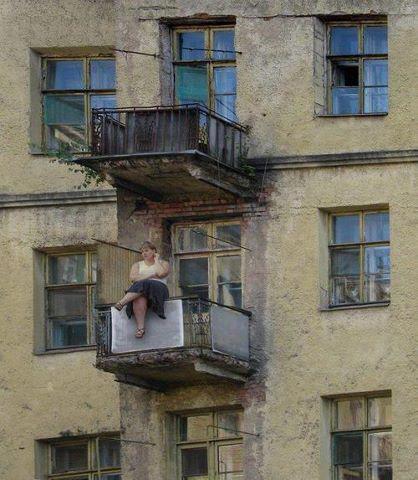QUANNO SE DICE... STA FORI COME UN BALCONE !! - 22/10/2012