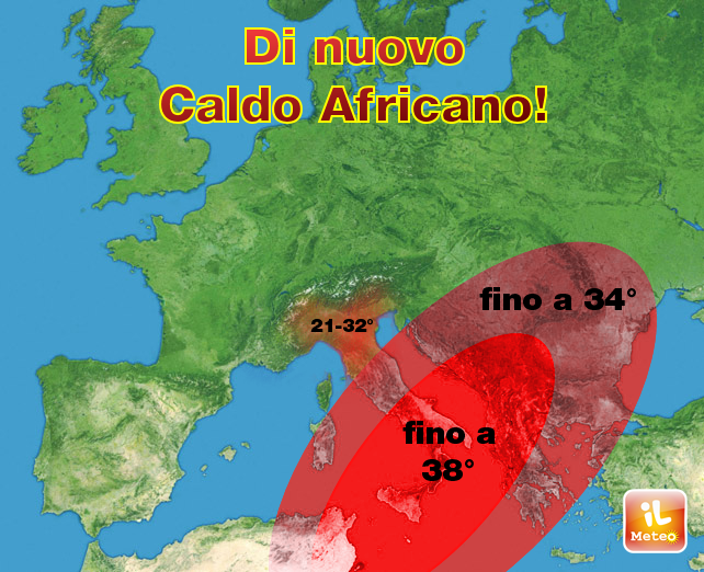 METEO: IN ARRIVO UN CALDO RECORD FINO A 38° - PREVISIONI - 15/09/2015