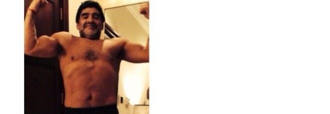 MARADONA, CHE MUSCOLI: SU TWITTER IL NUOVO DIEGO - 09/12/2013