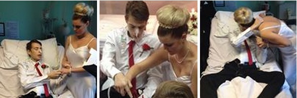 LUI HA 23 ANNI E UN CANCRO TERMINALE, LEI LO SPOSA SUL LETTO DELL'OSPEDALE - LA STORIA CHE COMMUOVE IL WEB - 23/12/2013