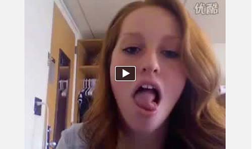 UNA RAGAZZA HA DELL'INCREDIBILE QUELLO CHE RIESCE A FARE CON LA LINGUA - VIDEO - 27/12/2013