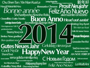 AUGURI DI UN BUON 2014 IN TUTTE LE LINGUE DEL MONDO - VIDEO - 31/12/2013