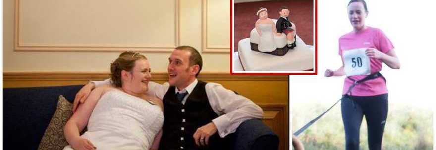 SI SPOSA, LA STATUETTA SULLA TORTA È OVERSIZE. LEI SI INFURIA E PERDE 40 CHILI - 08/01/2014