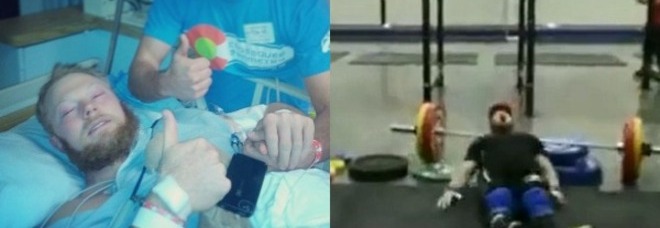 RESTA PARALIZZATO MENTRE FA SOLLEVAMENTO PESI: LA TRAGEDIA DEL BODYBUILDER KEVIN OGAR - 19/01/2014