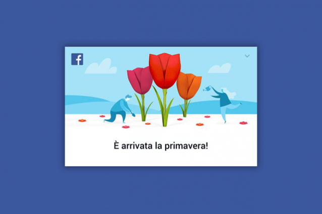 ''E' ARRIVATA LA PRIMAVERA'' E SUBITO ARRIVA IL REGALO DI FB A TUTTI I SUOI UTENTI - ECCO COSA NON SAPETE - 20/03/2016