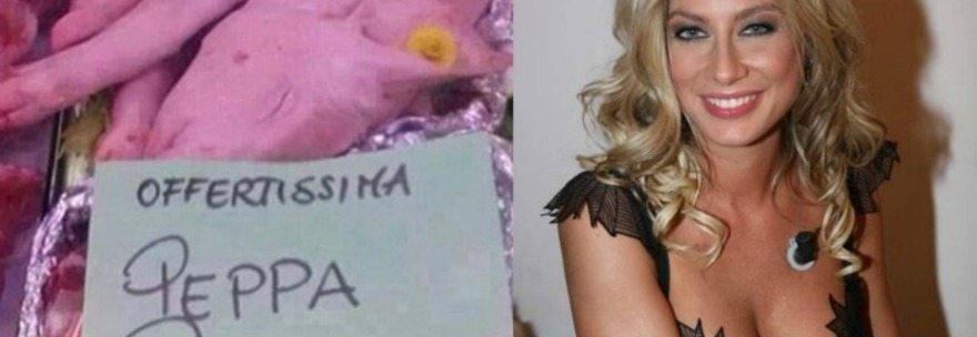 ''PEPPA PIG IN OFFERTA DAL MACELLAIO'': LA FOTO DI MADDALENA CORVAGLIA FA INFURIARE I FAN - 12/02/2014