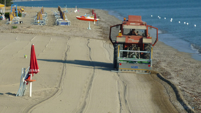 AL LAVORO PER PULIRE LA SPIAGGIA, TROVANO 50 CHILI DI MARIJUANA - 18/02/2014