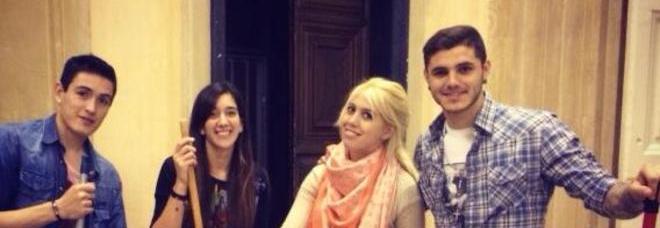 WANDA NARA E MAURO ICARDI 'SEMPRE PIU' INTIMI' SU TWITTER - FOTO ALL'INTERNO - 16/02/2014