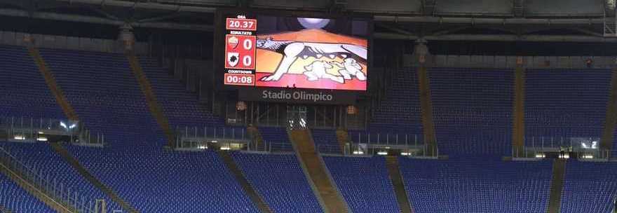 ROMA-INTER, CHIUSE LE CURVE E I DISTINTI SUD PER I CORI ANTI NAPOLI - 17/02/2014