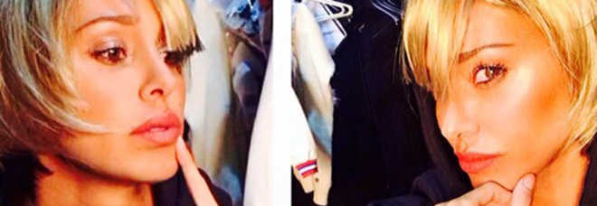 BELEN RODRIGUEZ, CAMBIO DI LOOK: CASCHETTO BIONDO IN STILE CARRÀ - 23/02/2014
