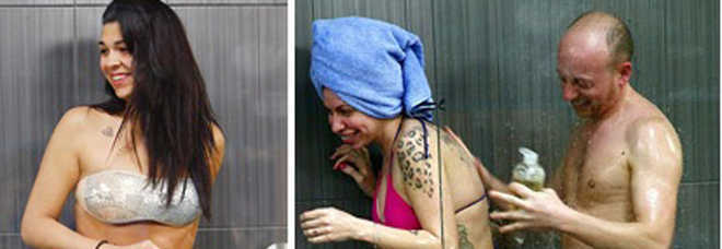 GF13, TUTTI SOTTO L'ACQUA: LE FOTO DELLE DOCCE SEXY NELLA CASA - 06/03/2014