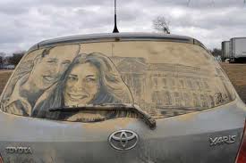 11 CAPOLAVORI DISEGNATI SU DELLE AUTO ''SPORCHE'' - FOTO - 19/03/2014