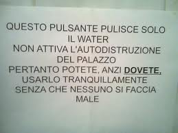 10 CARTELLI TROVATI NEL BAGNI PUBBLICI CHE VI STUPIRANNO - FOTO - 16/03/2014