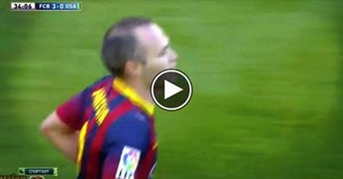 LA COMMOVENTE DEDICA DI INIESTA AL FIGLIOLETTO MAI NATO, LE IMMAGINI FANNO IL GIRO DELLA RETE - 15/03/2014