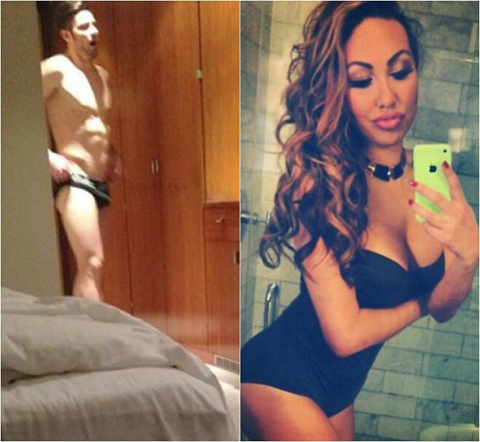 PAPARAZZATO IN MUTANDE NELL'HOTEL CON LA FAMOSA MODELLA: NOTTE A LUCI ROSSE PER IL FAMOSO CALCIATORE - 20/04/2017