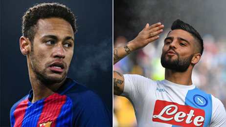 NEYMAR - INSIGNE: LA NOTIZIA E' APPENA ARRIVATA ED E' PAZZESCA, TIFOSI A BOCCA APERTA - 100 MILIONI - 25/07/2017