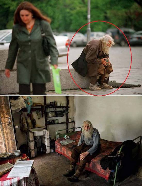 HA 96 ANNI, SEMBRA UN POVERO MENDICANTE: MA LA REALTA' VI FARA' RIMANERE SENZA FIATO - VIDEO - 13/05/2014