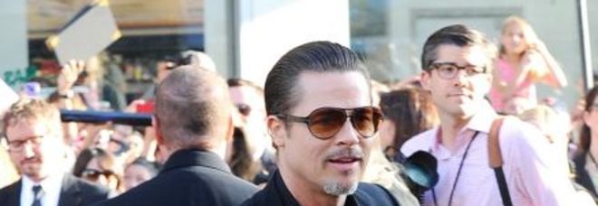 BRAD PITT AGGREDITO BRUTALMENTE DA UNO SQUILIBRATO - 29/05/2014