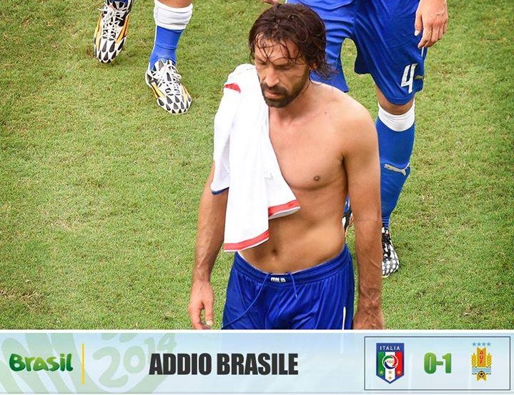 SI CHIUDE IN ANTICIPO IL MONDIALE DELL'ITALIA, SCONFITTA PER 1 A 0 - FINISCE IL SOGNO AZZURRO - 24/06/2014